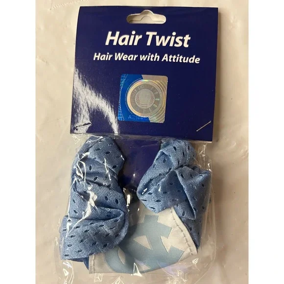 NCAA UNC Hair Twist North Carolina University Hairwear‎ with Attitude - Picture 3 of 7